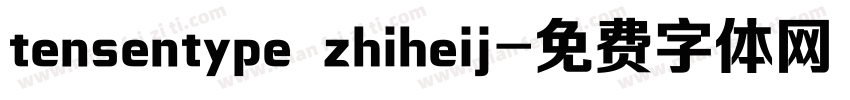 tensentype zhiheij字体转换